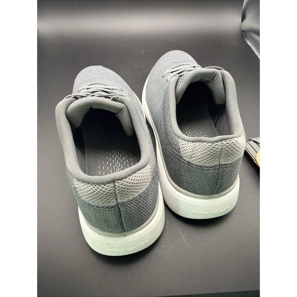 Peter Millar Hyperlight Glide Knit Sneakers Gray Men's Size 10.5 NWOB